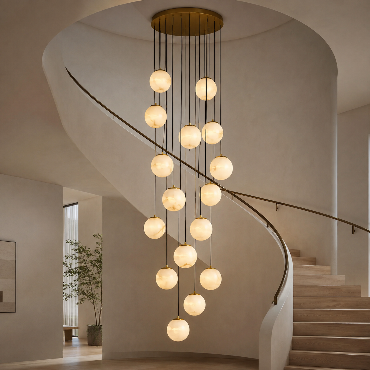 Solen Cascade Chandelier